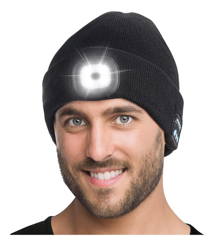 Tutuko Gorro Unisex Con Bluetooth Con Luz, Micrófono Con Con