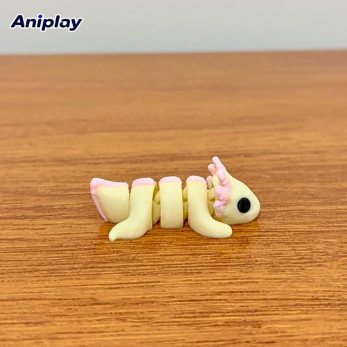 Animal Articulado Axolote Em Impressão 3d - Action Figure