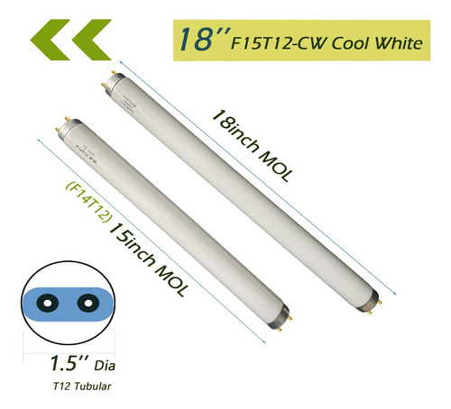 Bombillas Fluorescentes Flyercatch F15t12-cw 15w 4100k
