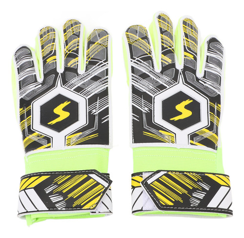 Guantes De Fútbol Amarillos Para Niños Número 5, 1 Par, Late