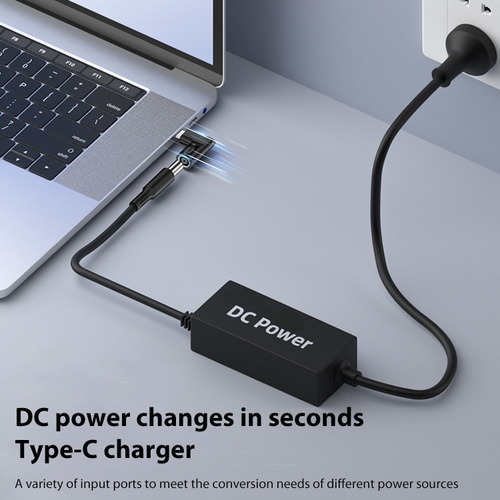 / Adaptador De Entrada Dc Para Tipo C De 4,0 X 1,7 Mm 65w