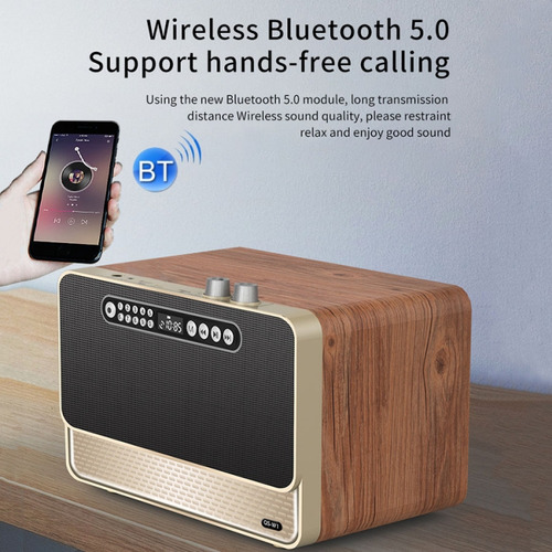 Altavoz Inalámbrico Bluetooth Gold W1 Home