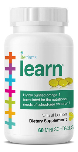 Lifetrients Learn Omega-3 Altamente Purificado Para Niños 