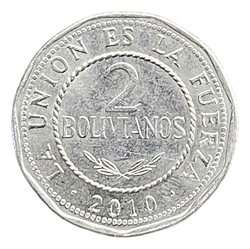 Bolivia Plurinacional - 2 Bolivianos - Año 2010 - Km #218