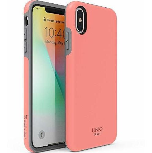 [uniq Series] Funda Para iPhone XS Max, Híbrida Delgada Fund