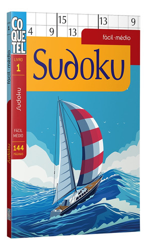 Livro Sudoku nível médio Ed 1, de Coquetel, Equipe. Editora Nova Fronteira Participações S/A, capa mole em português, 2022