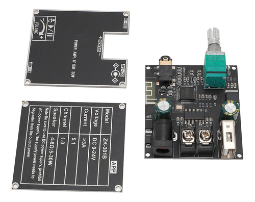 Módulo Amplificador De Potencia Zk-301b Mono 5.1 Placa 30w T