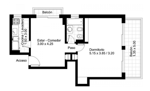 Imagen 17 de 17 de Departamento En Venta En Belgrano De 2 Ambientes