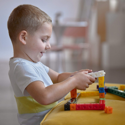 Juego De 100 Cubos De Conexión Para Construcción Y Matemátic