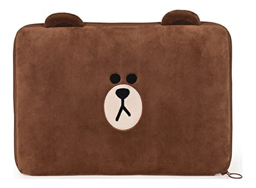 Gund Line Friends Estuche Para Computadora Portátil Con Crem