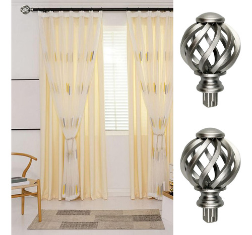 2 Piezas De Accesorios De Tratamiento De Ventana De Cabeza