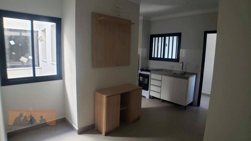 Kitnet Com 1 Dormitório Para Alugar, 31 M² Por R$ 2.500,00/mês - Cidade Universitária - Campinas/sp - Kn0992