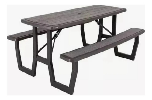 Mesa Plegable Para Picnic Color Marron, Lifetime