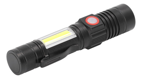 Linterna Con 3 Modos De Iluminación, Recargable Por Usb, Min
