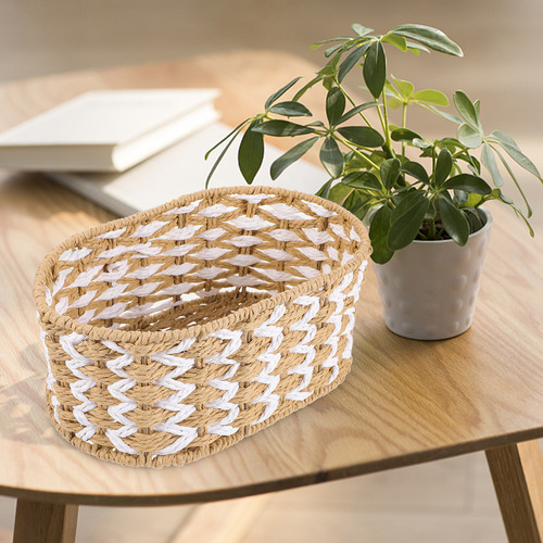 Cesta De Almacenamiento De Mimbre Cesta De Almacenamiento Te
