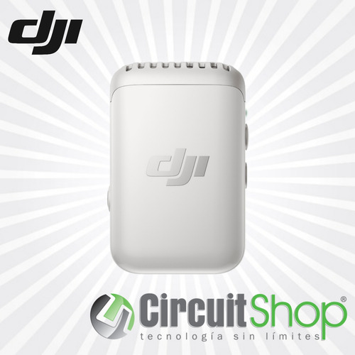 Micrófono Dji Mic 2 Transmitter Pearl White Circuit Shop