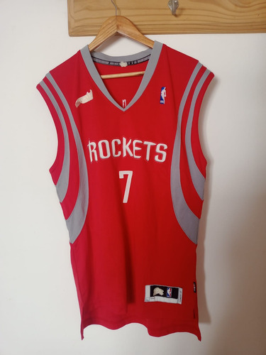 Camiseta Nba Rockets Lin #7 Auténtica Hombre Basquet (Usado)