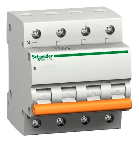 Llave Termica Termomagnetica Tetrapolar 4x10 Domae Schneider