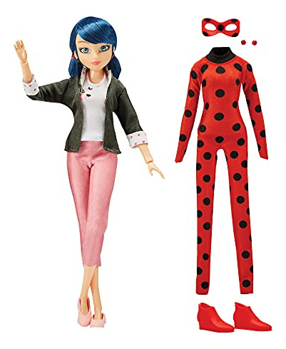 Milagros Ladybug Superhero Marino Secreto Con Traje G8cpj