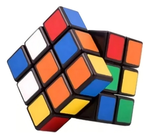 Cubo mágico de 3 x 3 x 5 cm, estructura pequeña, color
