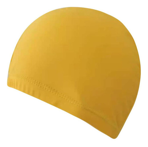 Touca Para Natação Tecido - Alíki Cor Amarelo