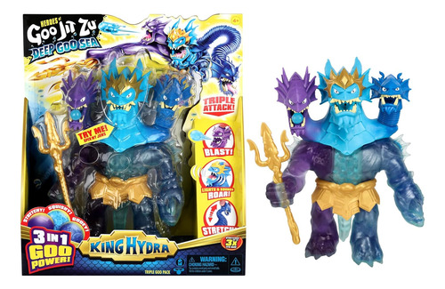 Heroes Of Goo Jit Zu Deep Goo Sea S9 Triple Goo Pk King