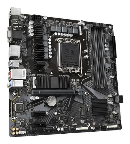 Placa Mãe Gigabyte B660m Ds3h Ddr4 Intel Lga 1700 Matx Ddr4 Cor Preto