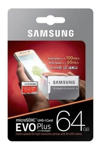 Memoria Micro Sd Samsung 64 Gb Originales