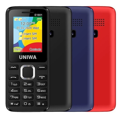 Telefono Celular 2g Uniwa E1801 Fm + Dual Sim + Camara