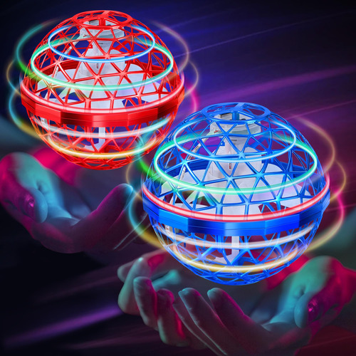 Paquete De 2 Juguetes Bola Orbe Volador 2024 Fidget Spinner Color