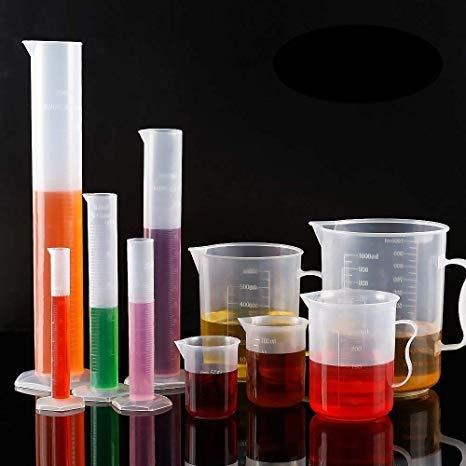 Plástico Cilindros Graduados Y Vasos De Plástico, Plástico T
