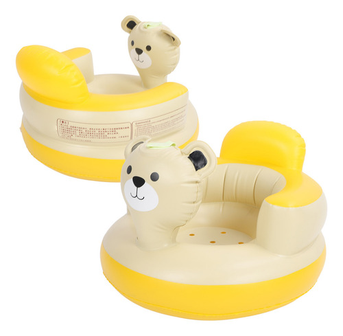 Sofá De Ducha Inflable Para Bebés, Silla De Pvc Con Bomba In