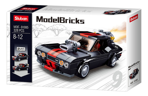 Sluban - Modelbricks Auto Modificado 2 En 1. 328 Piezas.