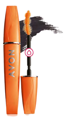Máscara Avon Super Extend Infinitize à prova d'água preta