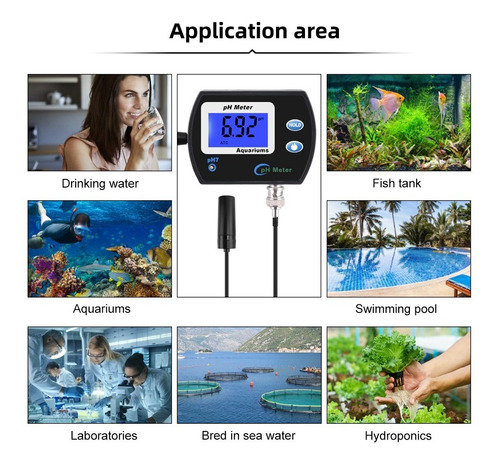 Medidor De Ph Preciso Eletrônico Profissional Para Aquário