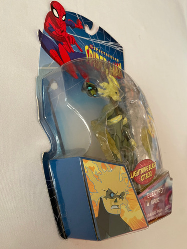 Electro The Spectacular Spiderman Serie Animada Hasbro 2008 (Usado)