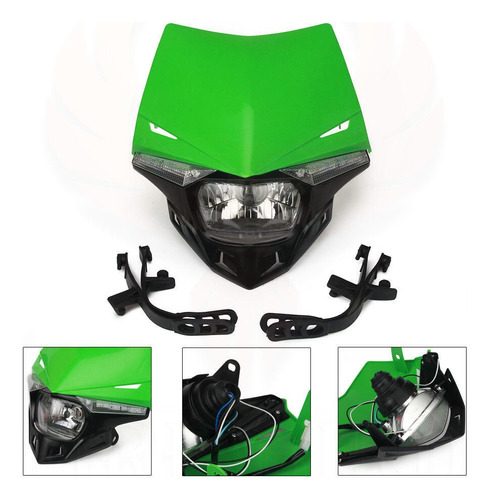 Faro Led Lámpara Enduro Bike Fit For Kawasaki Kx450