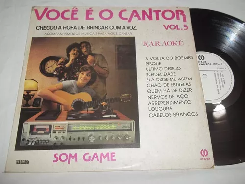 Vinil Lp - Voce É O Cantor Karaoke Gengis Khan Noturno Vol 1