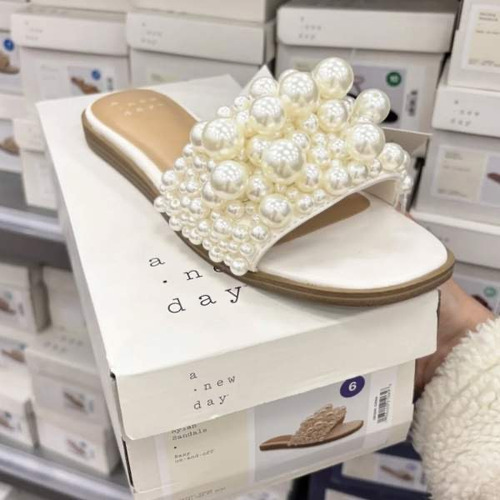 Sandalias A New Day Mujer De Target Con Perlitas Elegantes