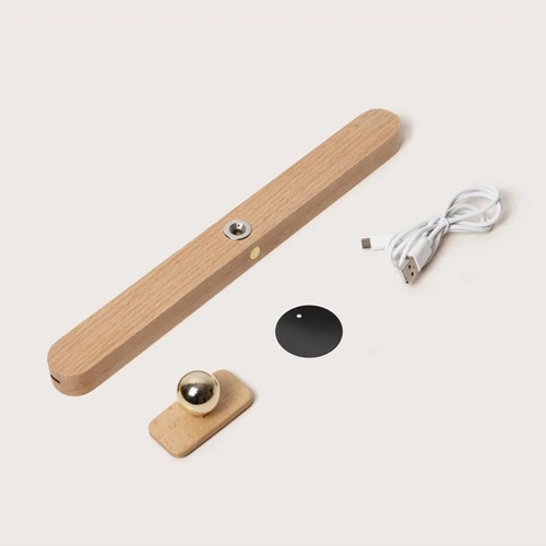 A Lámpara De Pared Led De Madera Moderna