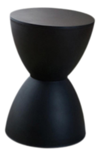 Taburete De Pie Otomano Estable Cómodo Elegante Negro