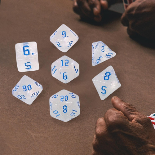 5 X 2-6 Pacotes 7x Dados Poliédricos, Dados De 5 Unidades