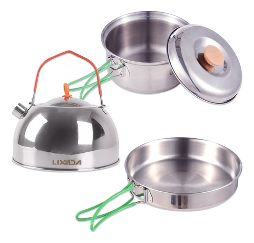 Conjunto De Utensílios De Cozinha De Aço Tudo-em-um Pan Cook