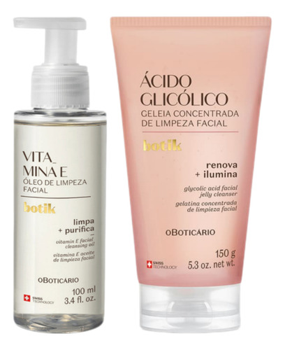 Kit Facial Doble Limpieza Botik - mL a $470