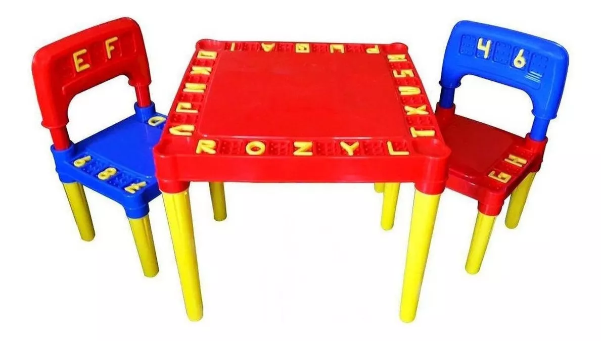 Terceira imagem para pesquisa de mesa infantil com 2 cadeiras