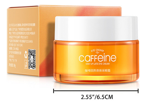 Creme De Permanência Noturna Com Cafeína 30g Hidratante E Cl