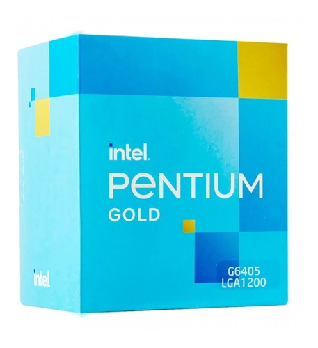 Procesador Intel Pentium Gold G6405 S-1200 10a Gen 4.1 Ghz