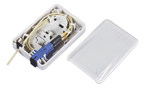 Caja Terminal De Fibra Óptica (roseta) Con 2 Acopladores