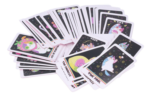 Cartas De Tarô 78 Decks O Estranho Gato Adivinhação Destino
