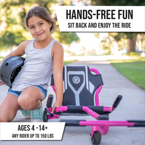 Ezyroller Classic X Edades 4+, 45 Lb - 120 Lb - Rosa